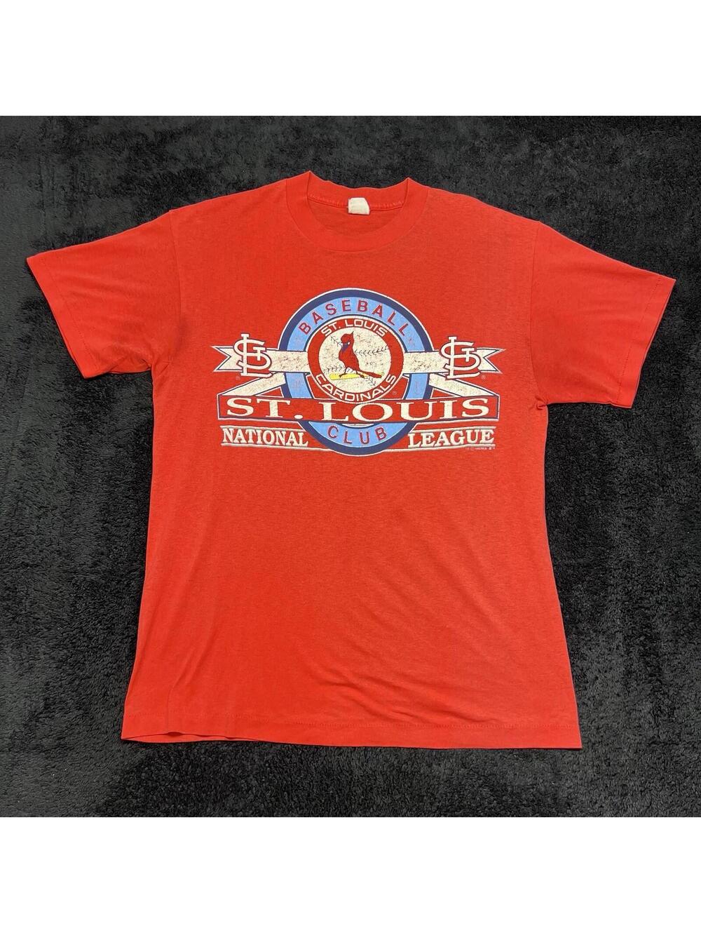 Vintage 1992 Mlb St. Louis Cardinals Baseball National League Red Tee Sz XL